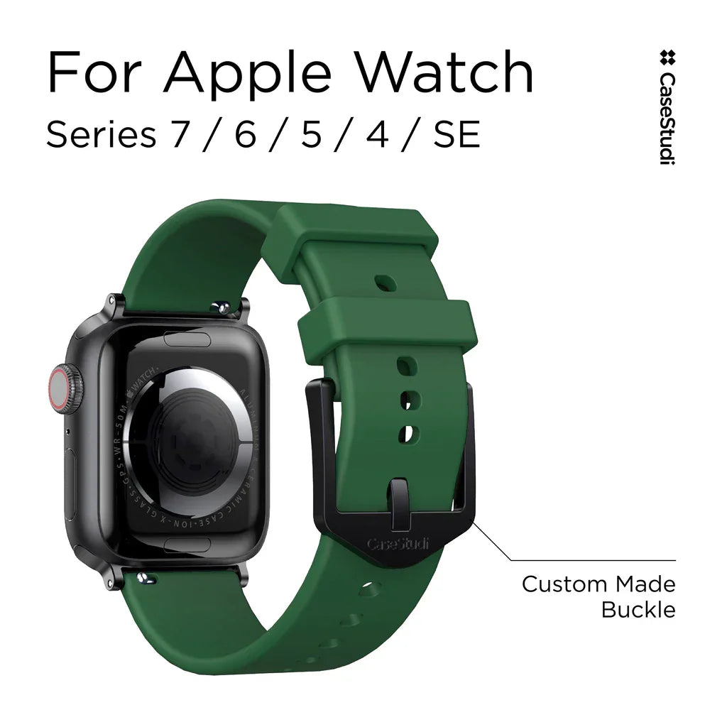 Casestudi Watch 40/41/42 Mm USL Series Strap - Green - Tashqila Casestudi Watch 40/41/42 Mm USL Series Strap - Green - Tashqila